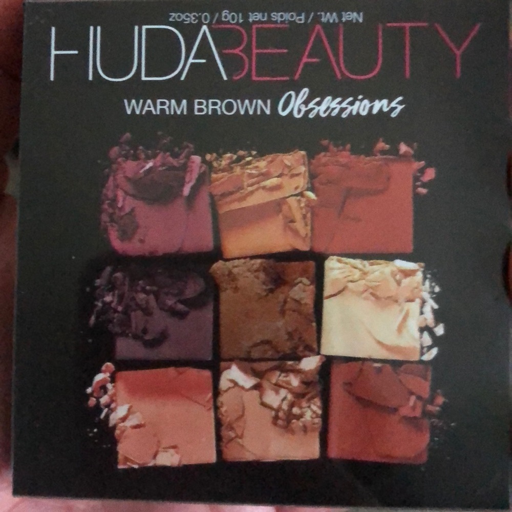 HUDA BEAUTY eye shadow palette, Warm Brown